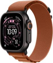 Apple Watch Ultra 3 (2025) 49mm Black Titanium Case with Terra Cotta Alpine Loop
