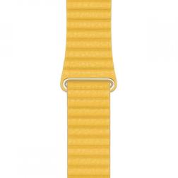 Apple Watch S5 44mm (Cellular) White Ceramic Case / Meyer Lemon Leather Loop